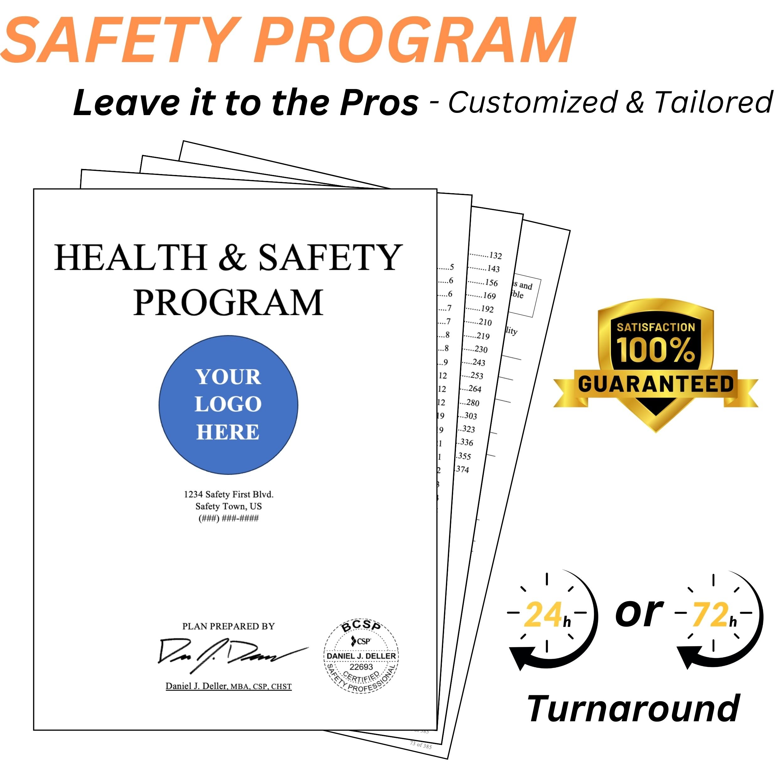 Company Safety Program - for AFL Contractor Companies