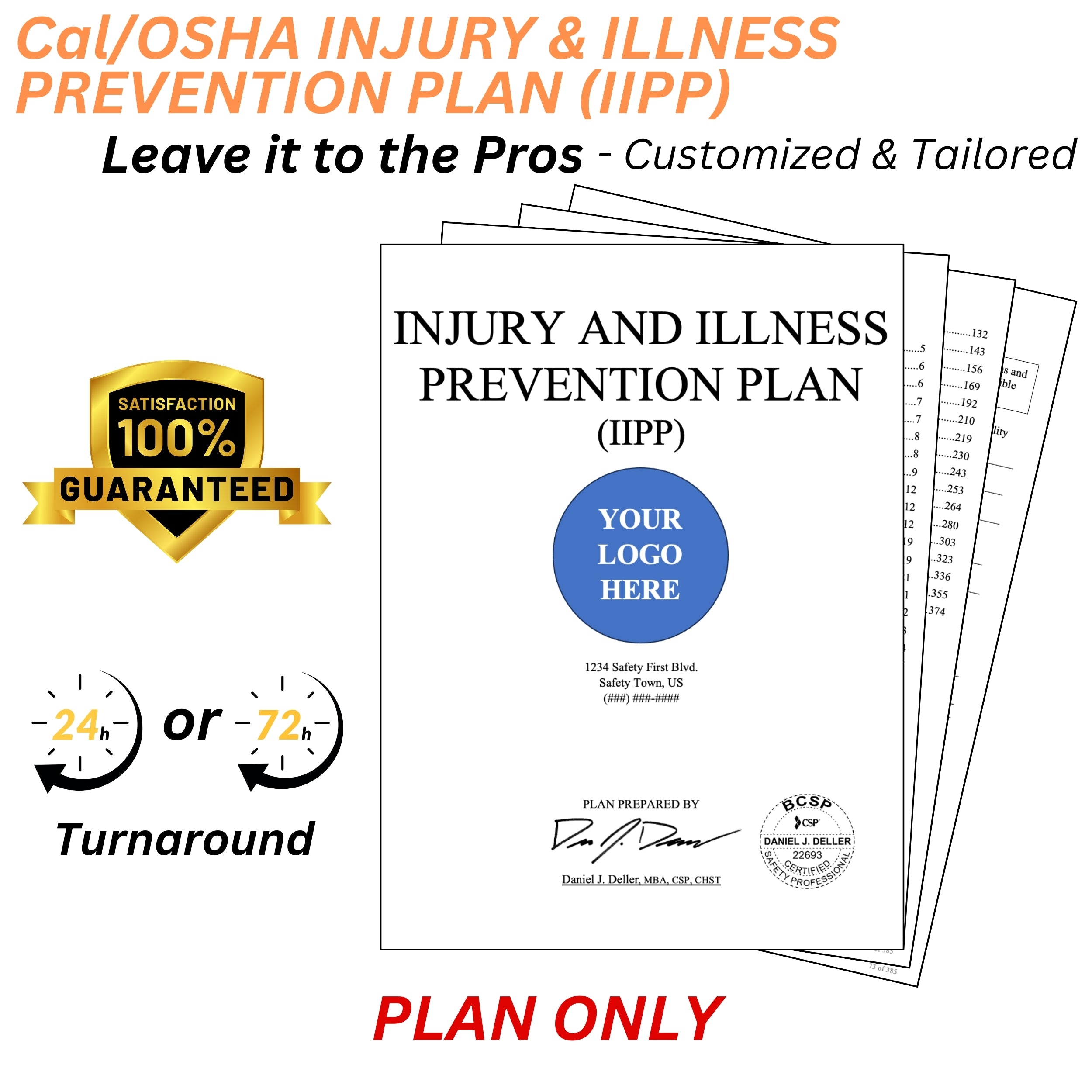 Cal/OSHA IIPP - Injury Illness and Prevention Plan (IIPP)