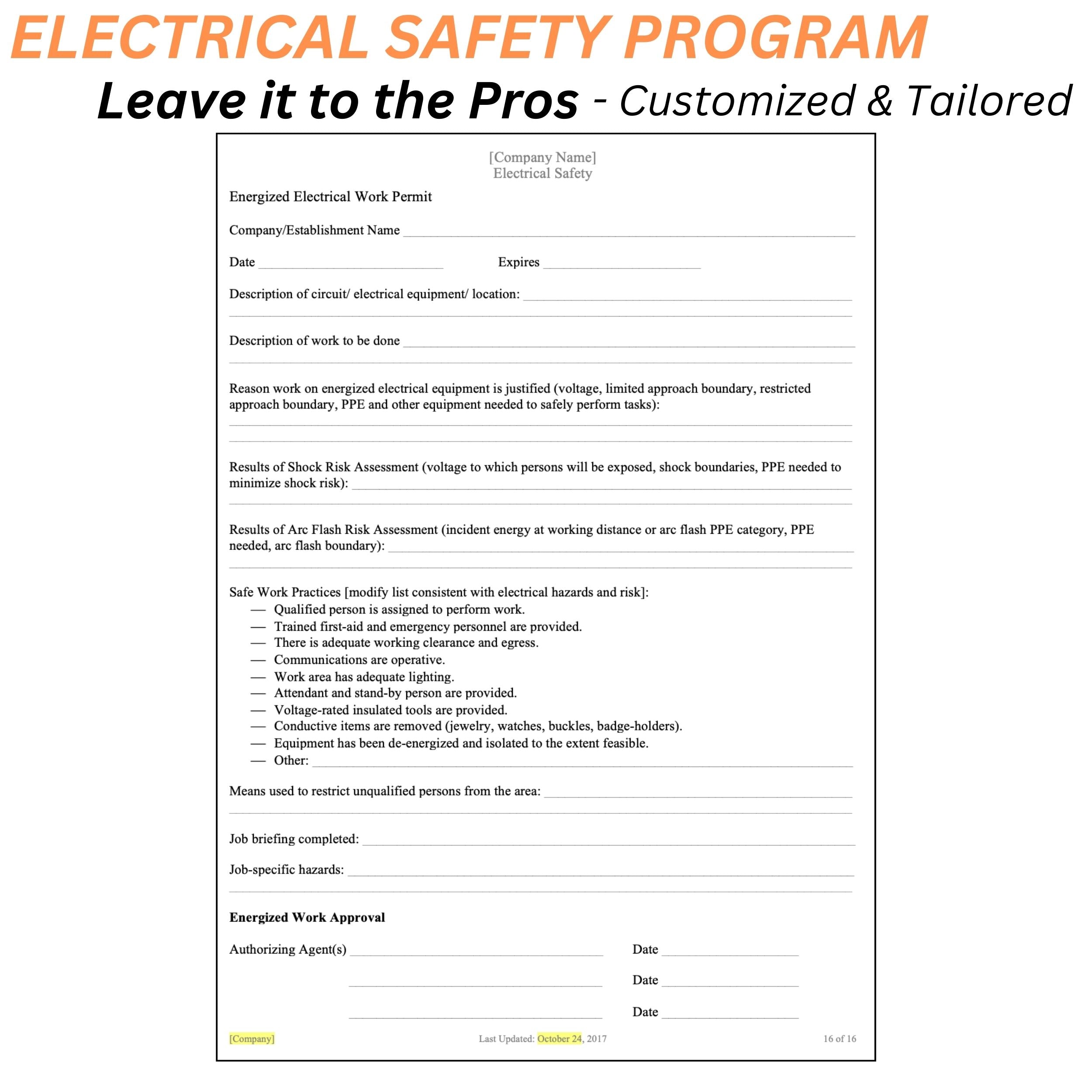 Electrical Safety Program