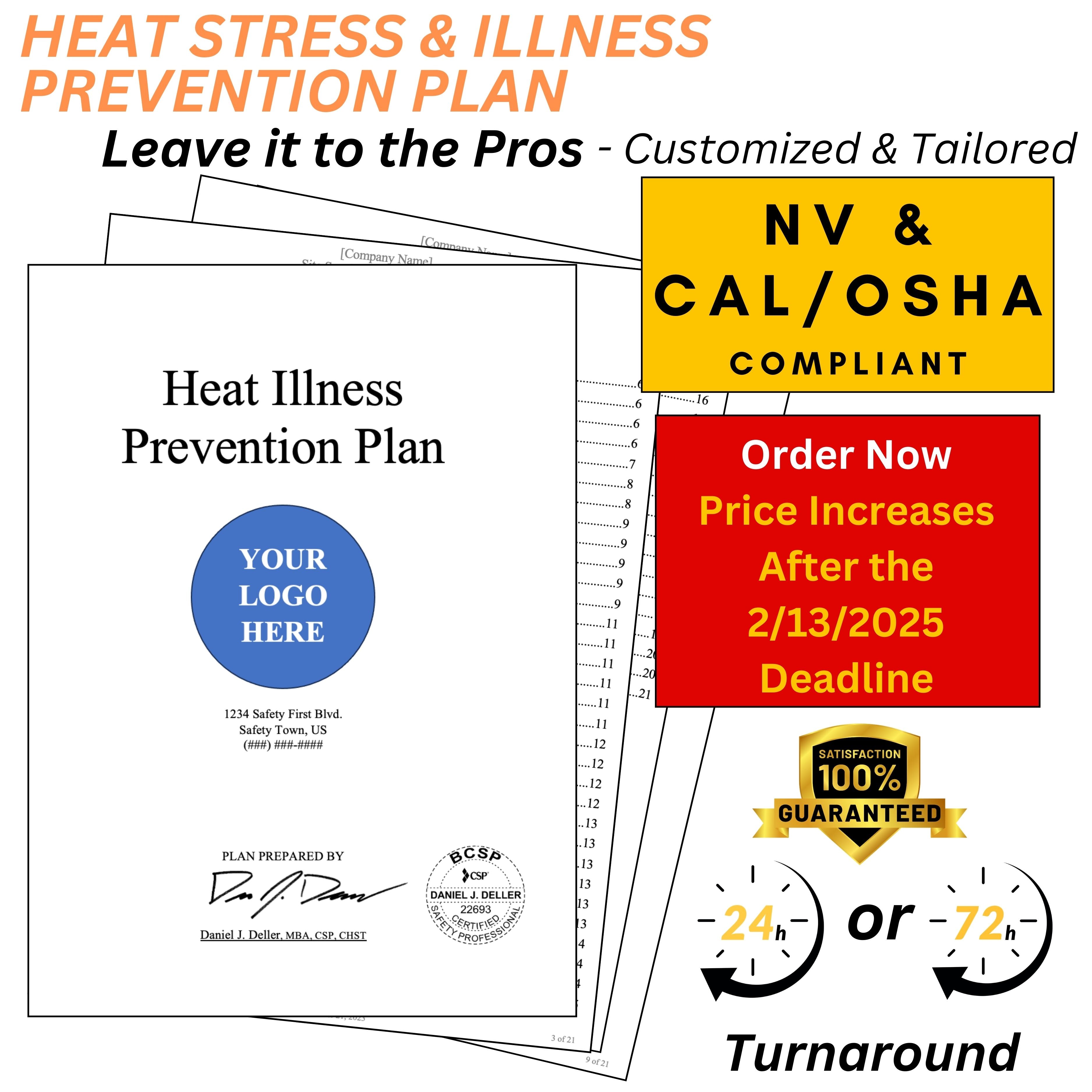 Heat Stress Prevention Safety Plan