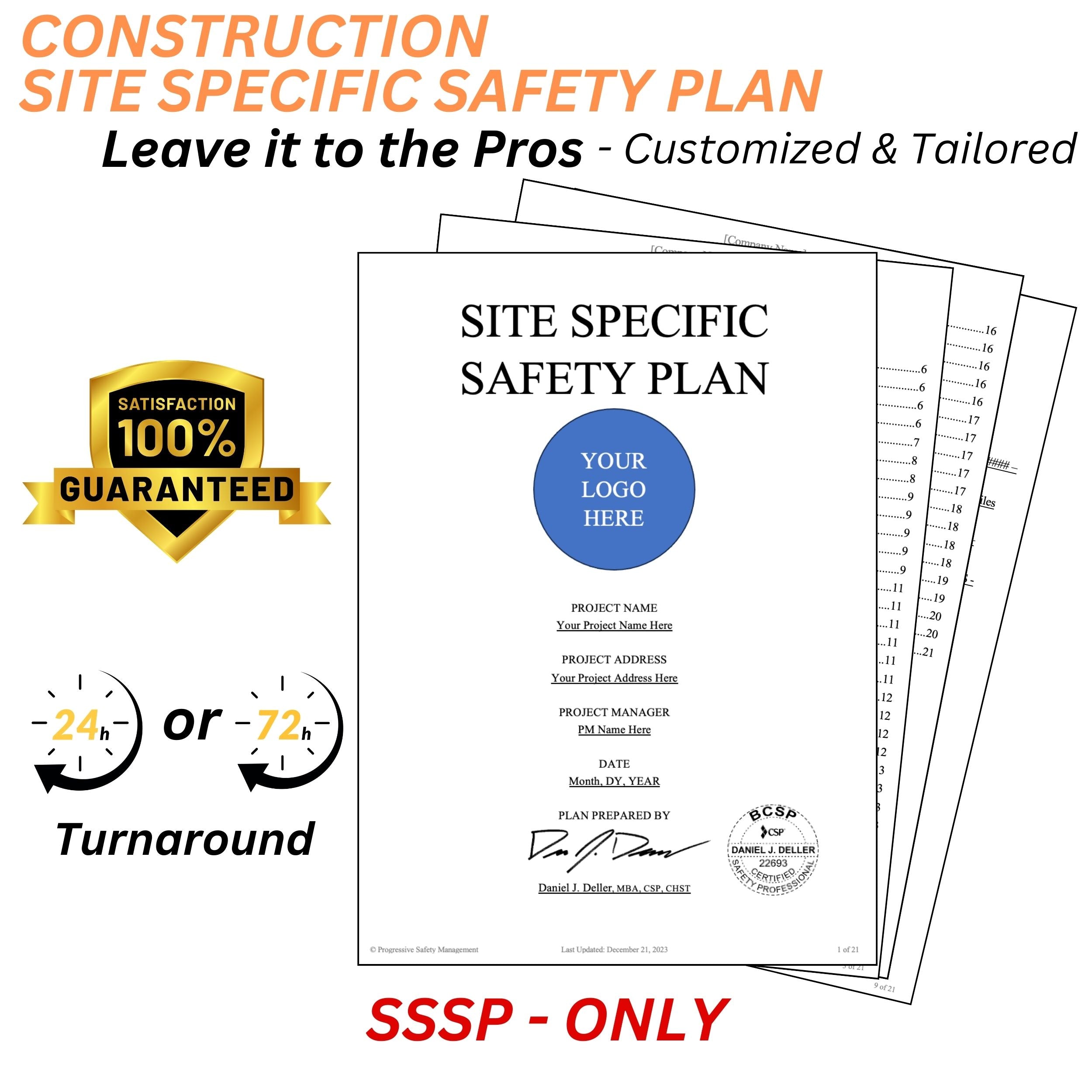 Construction Site Specific Safety Plan