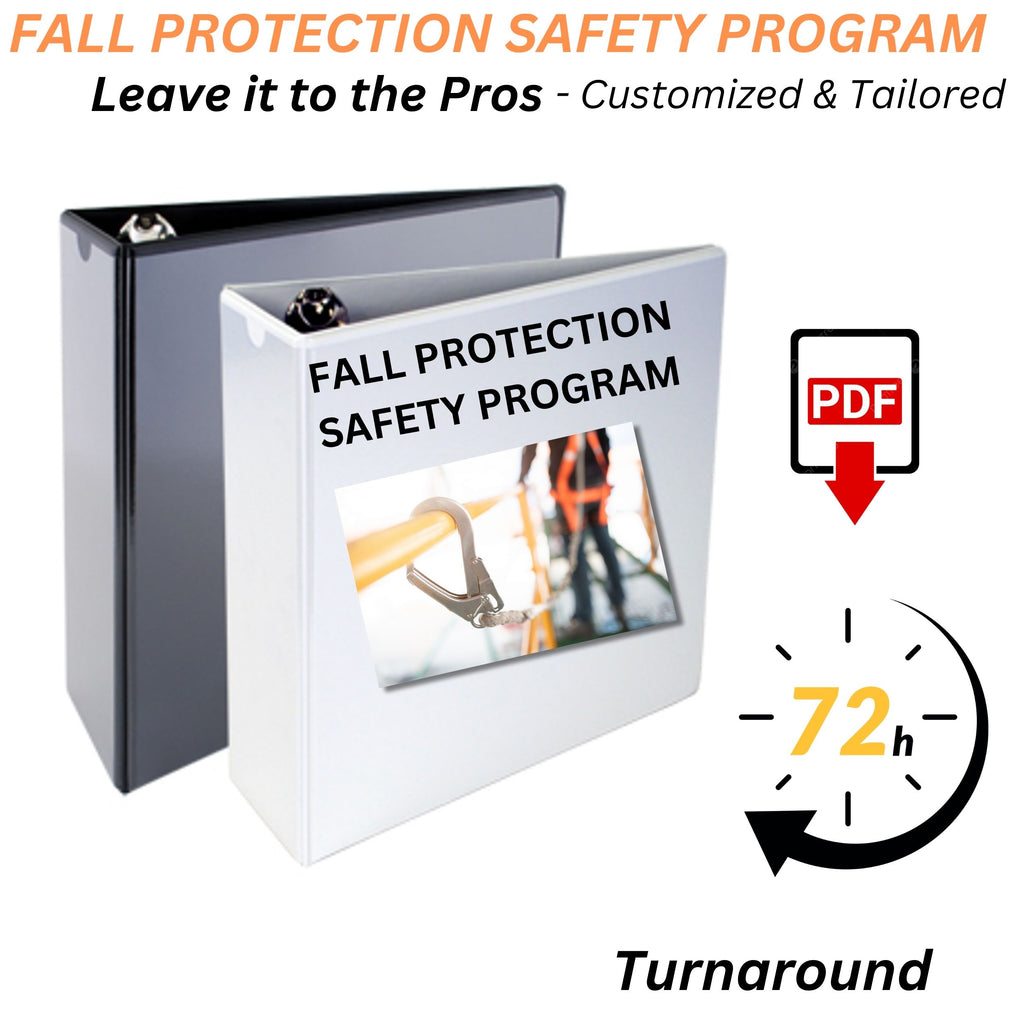 Fall Protection Program Signage Fall Protection Safety Program