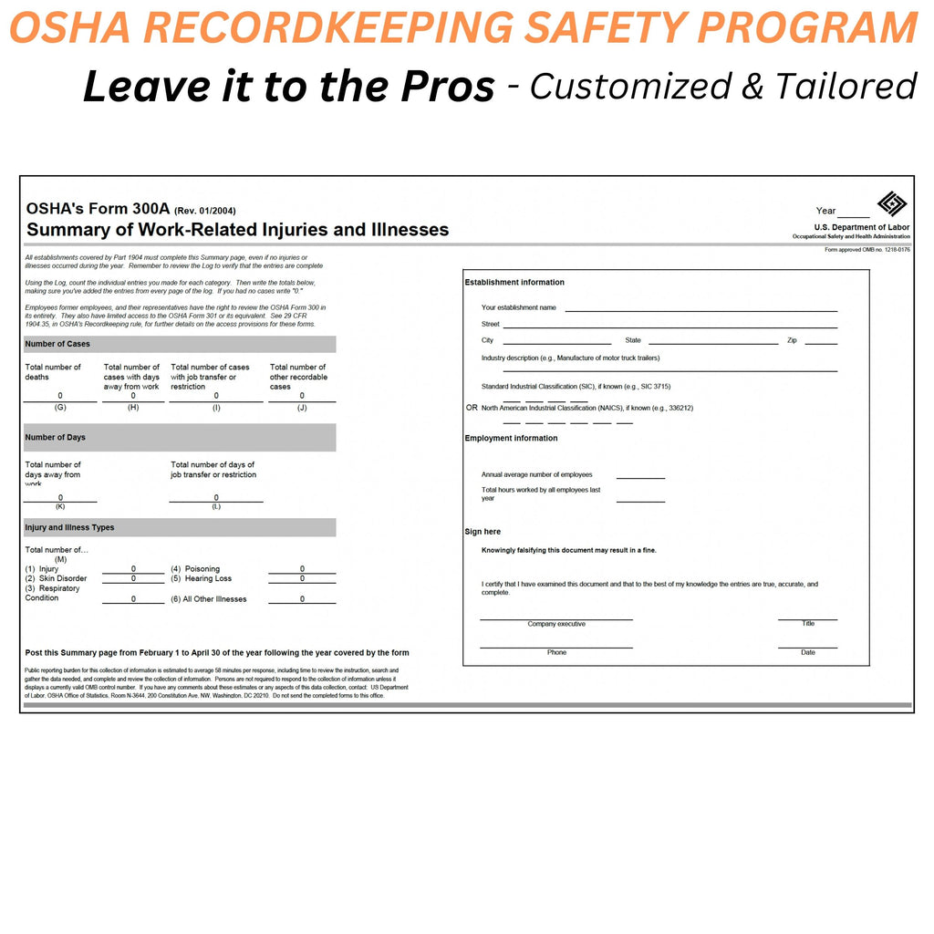 Osha Express Software OSHA Recordkeeping Safety Program